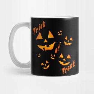 Halloween Trick or Treat Jack-O-Lanterns or Jack-O’Lanterns smiling Mug